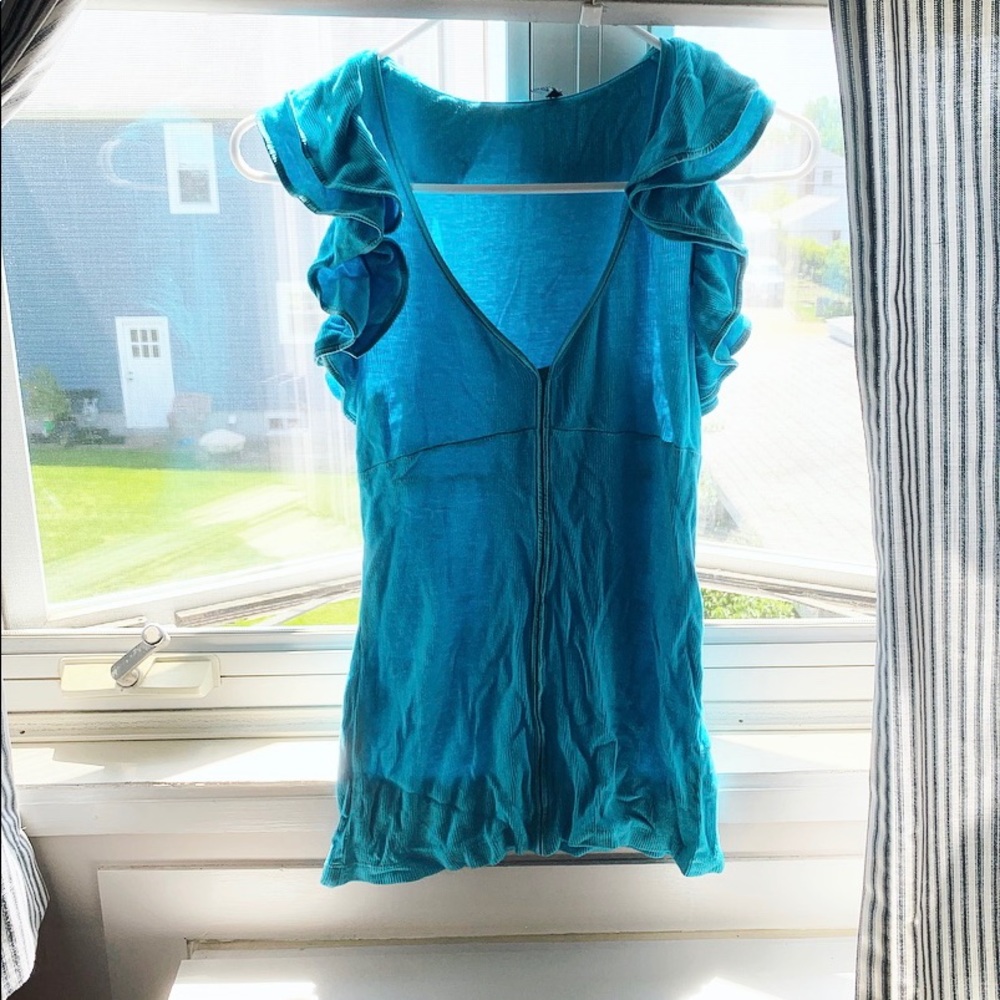 Ruffle tank top